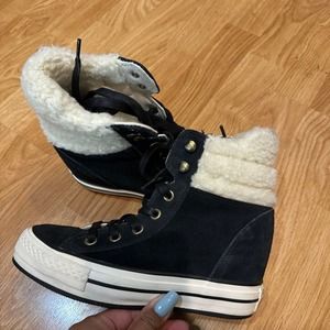 Converse Chuck Taylor Allstar Lux Hidden Platform Shoes